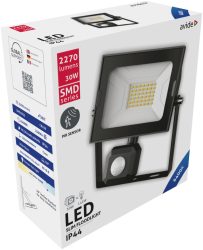 Avide LED Reflektor Slim SMD 30W CW 6400K Mozgásérzékelős PIR