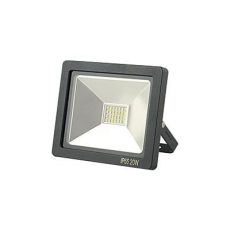 LED FÉNYVETŐ 20W 4500K 1600LM FEKETE, LAPOS KIVITEL, ELŐTÉT NÉLKÜL