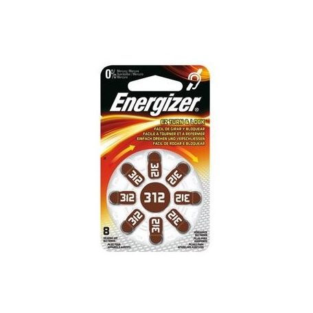 ZA312 hallókészülék elem, cink-levegő, 1,4V, 160 mAh, 8 ...