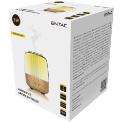  Entac Aromaterápiás Párásító Fa mintázat RGB Hangulatvilágítással 300ml 8W