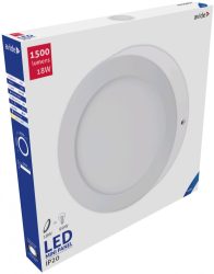 Avide LED Falra Szerelhető Kerek Mennyezeti Lámpa ALU 18W CW 6400K