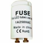 FUSE LED TUBE - Biztosíték indításhoz 1A 250V AC