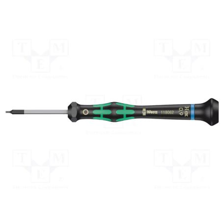 Wera 2054 Elektronika- és finommechanika Belső hatlap csavarhúzó Hex:0,9 21