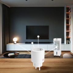  Smart konnektor - fogyasztásmérővel - Amazon Alexa, Google Home, Siri, IFTTT kompatibilitás