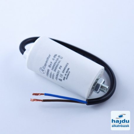Üzemi kondenzátor vezetékes 8µF