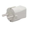 Lengő dugó (műanyag) 230V~ 50Hz/ 16A -fehér-