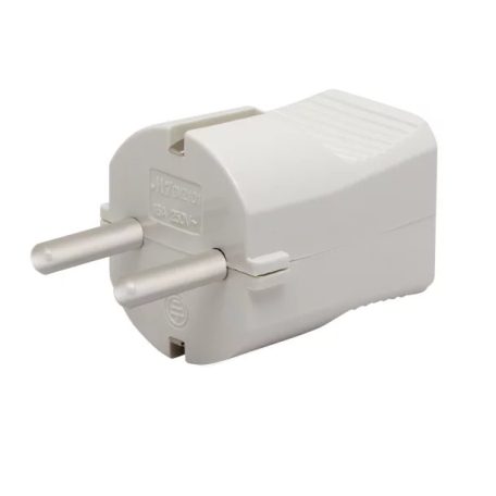 Lengő dugó (műanyag) 230V~ 50Hz/ 16A -fehér-