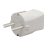 Lengő dugó (műanyag) 230V~ 50Hz/ 16A -fehér-