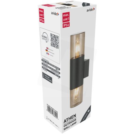Avide kültéri fali lámpa Athen 2xE27 IP54