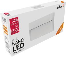 Avide kültéri lépcső lámpa Kano LED 6W NW IP54 180mm