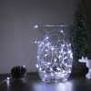 LED fényfüzér - 5 m - 50 LED - hidegfehér - 3 x AA LED fényfüzér - 5 m - 50 LED - hidegfehér - 3 x AA
