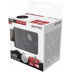 Entac Fejlámpa Fókuszálható Szenzoros 10W XHP50+RED