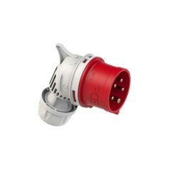   8015-6 - CEE dugó TWIST 5P 2,5mm2 16A IP44 400V Piros/Fehér, PC Electric