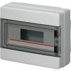 EC 62012E Falon kívüli elosztó 12 modulos átlátszó ajtóval IP65, UV álló, halogénmentes, 1000VDC EC 62012E Falon kívüli elosztó 12 modulos átlátszó ajtóval IP65, UV álló, halogénmentes, 1000VDC