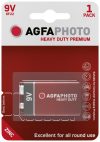 AgfaPhoto Heavy Duty Féltartós 9V Elem B1