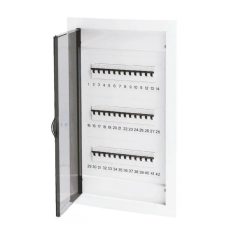   Omu system MLS36 PD 36 modulos süllyesztett lakáselosztó füst színű ajtóval