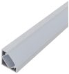 Avide Alu Profil "V" 18.1x18.1mm Sarok Opál búrával 1m Avide Alu Profil "V" 18.1x18.1mm Sarok Opál búrával 1m