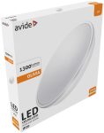   AVIDE LED MENNYEZETI LÁMPA OLIVIA EZÜST 15W 280*55MM NW 4000K