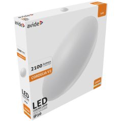   AVIDE LED MENNYEZETI LÁMPA CORDELIA V2 24W 380*70MM NW 4000K