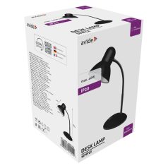 AVIDE BASIC ASZTALI LÁMPA SIMPLE FEKETE