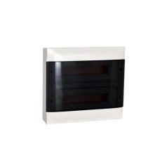   Kiselosztó PE/N-sín 90A műanyag 2x 12M süllyesztett fehér IP40 átlátszó ajtó PractiboxS LEGRAND