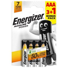 Energizer Power Alkáli Mikro Elem AAA B3+1