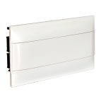  PRACTIBOXS lakáselosztó süllyesztett 1x18M+fehér ajtó 650°C+föld+nulla kapocs