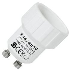 Adapter a GU10-E14 izzótartóhoz