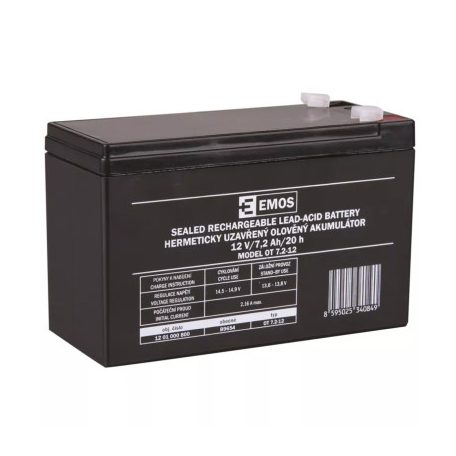 ÓLOMAKKUMLÁTOR ZÁRT 12V 7,2Ah F1@ 151 × 65 × 94