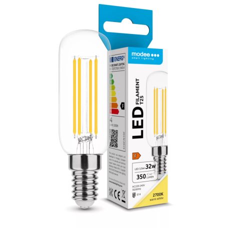 Modee LED Izzó Filament T25 3,5W E14 360° 2700K (350 lumen) ERP