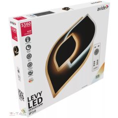   Avide Design Mennyezeti Lámpa Levy 65W(32.5+32.5) RF Távirányítóval