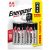 Energizer Max Alkáli Ceruza Elem AA B4+2