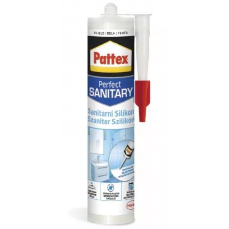 PATTEX Szaniter szilikon - fehér - 280 ml