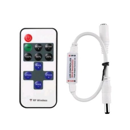 Avide LED Szalag 5-24V 144W Fényerőszabályzó 11 Gombos RF Távirányító és Vezérlő