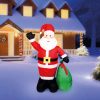 Felfújható Mikulás - 180 cm - IP44 - 6 fehér LED - 100 - 240 V Felfújható Mikulás - 180 cm - IP44 - 6 fehér LED - 100 - 240 V