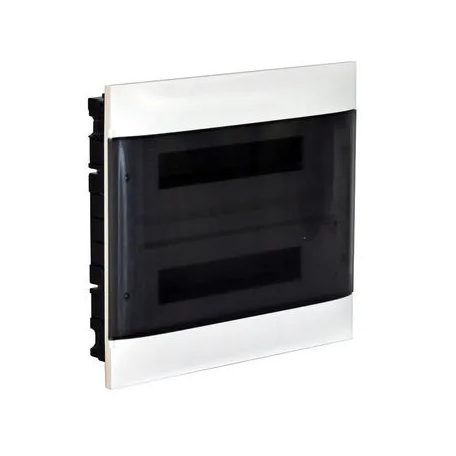 PRACTIBOXS lakáselosztó süllyesztett 2x12m+füst ajtó 850°C+föld+nulla kapocs