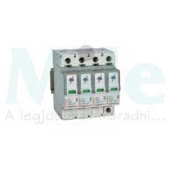   Túlfeszültség-levezető dugaszolható kombi 4P T1+T2 T2 TNC TN-S TT 400V/AC 50kA 4M imax LEGRAND - LEG