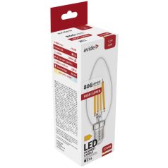 Avide LED Filament Candle 6.5W E14 WW 2700K High Lumen