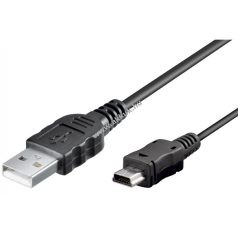 USB kábel mini USB csatlakozóval 1m