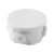 Kötődoboz 80x50mm falon kívüli, membrános, IP65, kerek, pattintós fedél