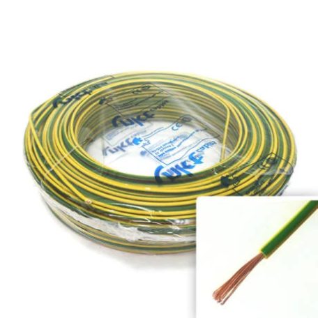 Zöld sárga vezeték 1x1,5mm2