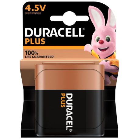 Duracell Plus Alkáli Lapos Elem 4,5V B1