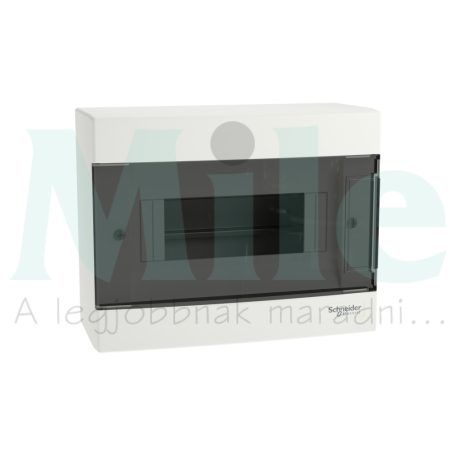 Kiselosztó PE/N-sínnel 1x 8M falonkívüli fehér