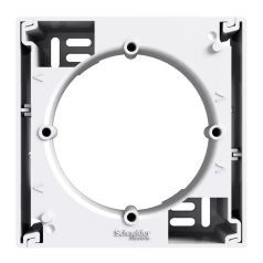 Asfora kiemelődoboz 1-es fehér műanyag