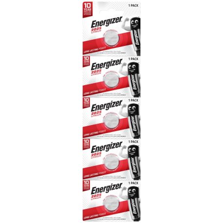 Energizer Gombelem Lítium CR2025 Kartella B5
