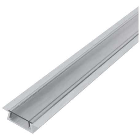 Avide Alu Profil "U" 15.2x7.8mm Süllyeszthető Áttetsző búrával 2m, "szett"