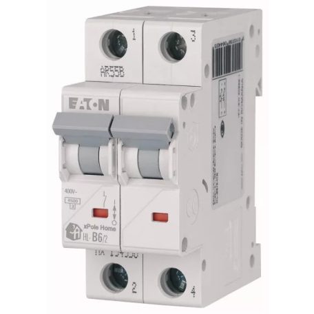 Kismegszakító 2P 16A B-jelleg 230V AC 4.5kA/60898 HL-B16/2 xPole Home EATON 194761