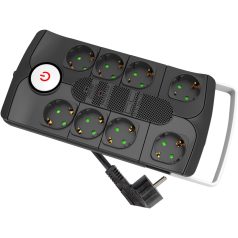   Entac SP Elosztó 8 Foglalat Kapcsolóval Túlfesz. védelemmel 1.5m 3G1.5