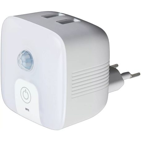 Entac Éjjeli Fény 3000K PIR szenzorral és 2 USB Porttal