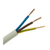 Műanyagköpenyű kábel H05VV-F 3x 1.5mm2 hajlékony 300V/U0 300V fehér H05VV-F (MT) 100m KÁBELgyártó MT3X1,5.
